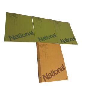 Vintage National Pads Site Ease Analysis 5 And 6 Column New SET OF 4